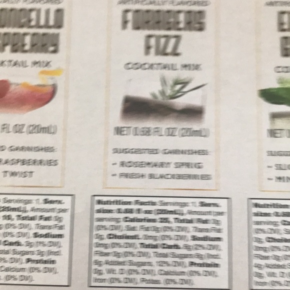 Mini flavoring bottles for Prosecco 7 out of 12 - Picture 11 of 11